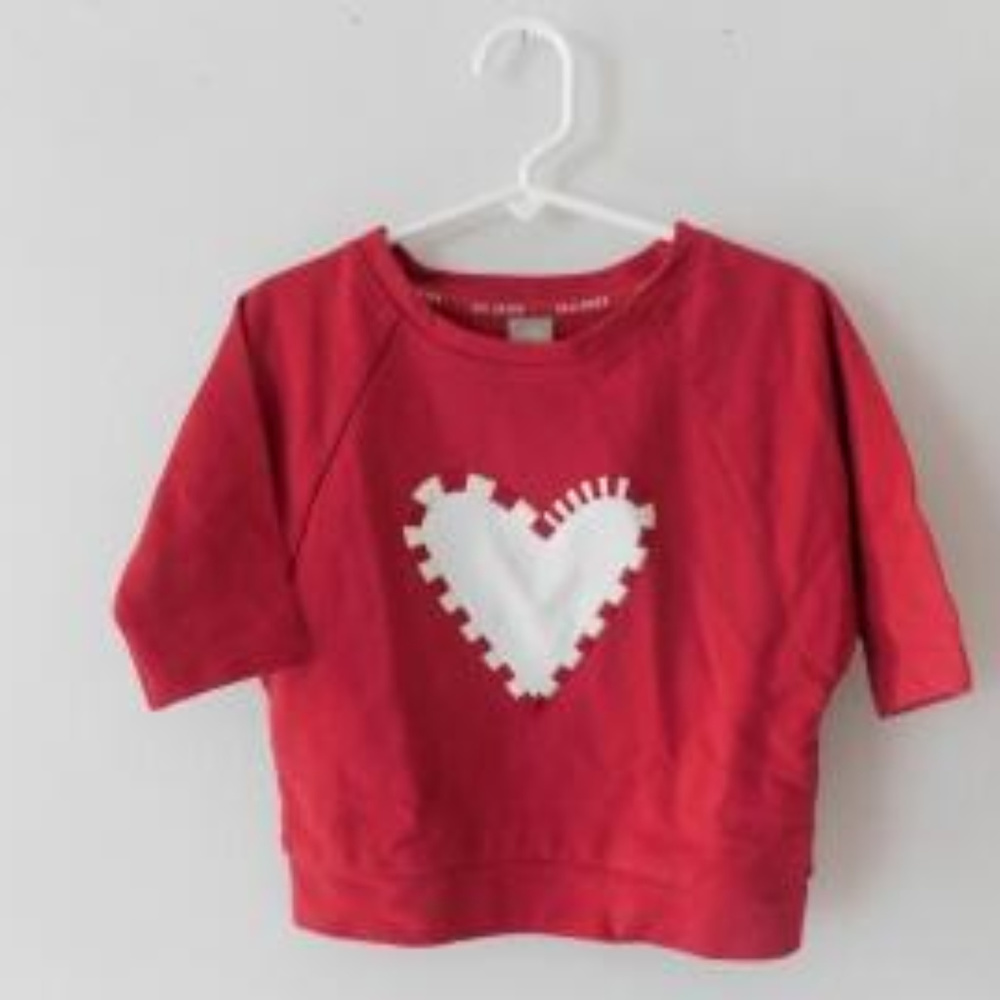 Hallmark  Infant Red Candy Heart Sweater